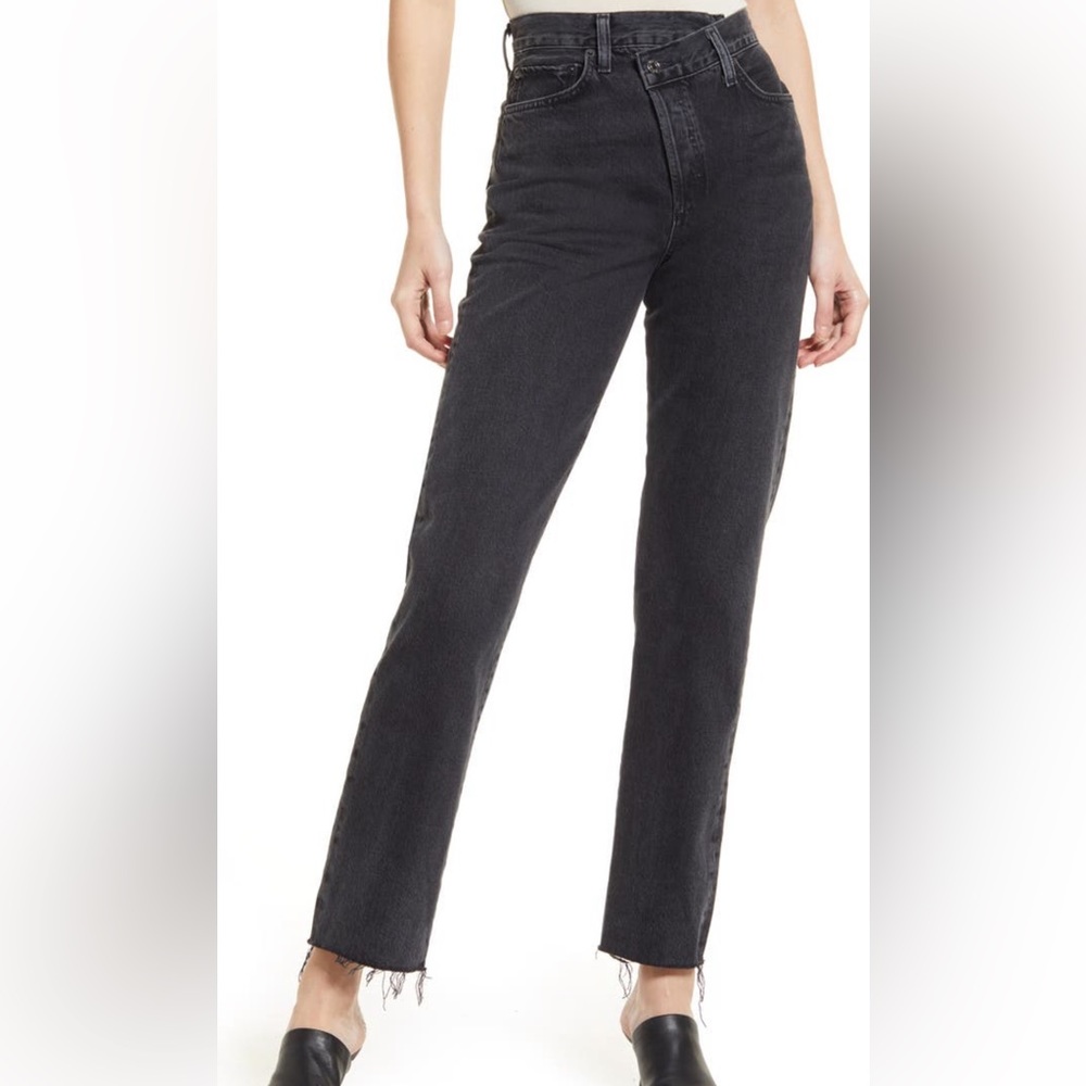 Agolde Criss Cross High Waist Jeans